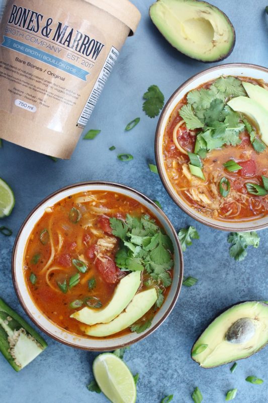 Mexican Chicken Noodle Soup – Bones and Marrow Broth Company