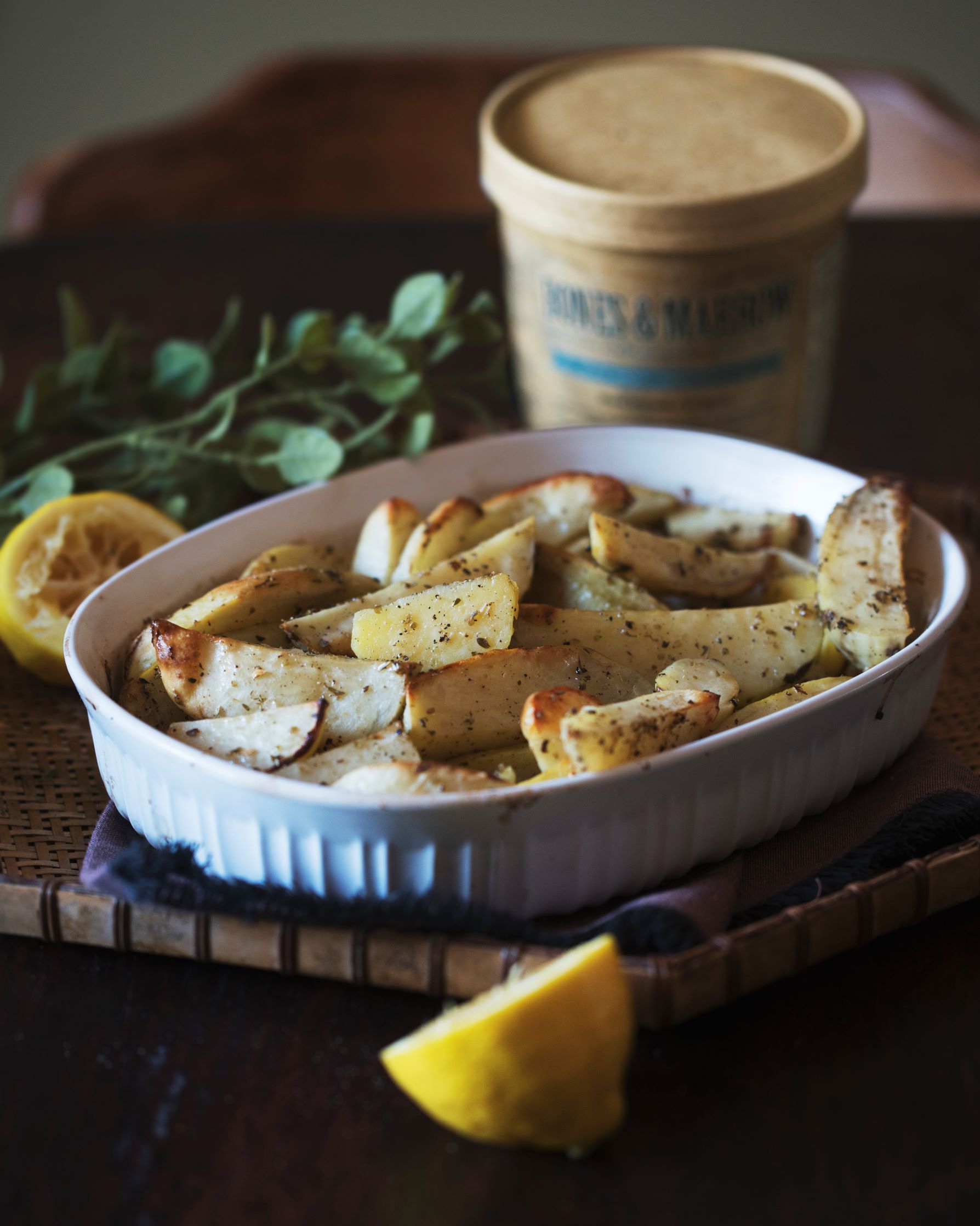 Bone Broth Lemon Potatoes Bones and Marrow Broth Company